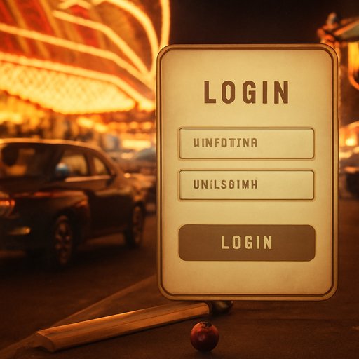 Close-up of ppvi login screen